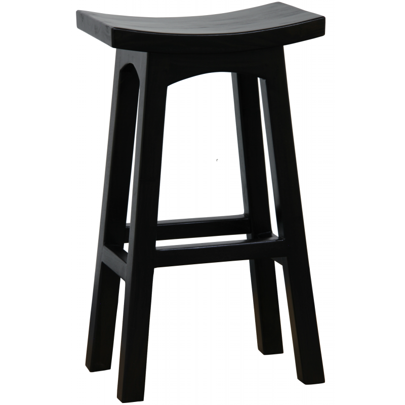 Scandinavian Wooden Barstool 77cm Chocolate Colour AMER168br_077_wd_c_2_