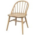 Vera Embassy Teak Wood Timber Dining Chair, Set of 2, Natural