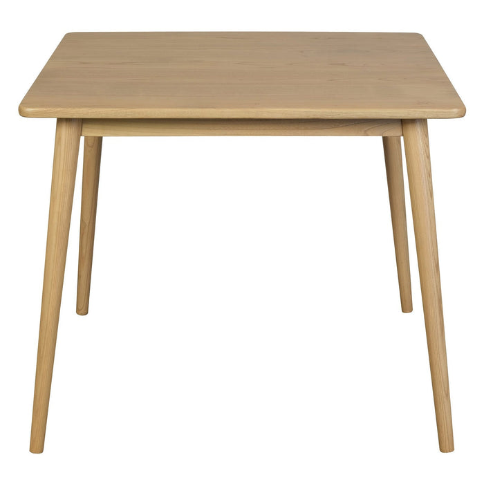 Nobu Radisson Teak Timber Solid Wood Square Dining Table, 90cm
