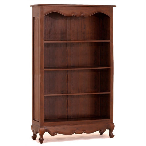 French Queen Anna Solid Timber Bookcase, Chocolate Color AMR168BC-000-QA-180-M_1