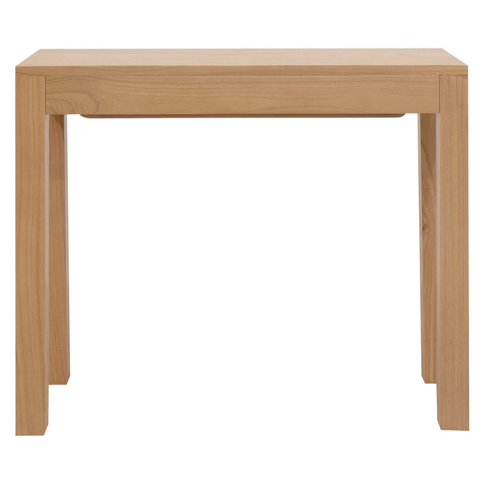 Amsterdam Netherlands Teak Wood Sofa Table, 90cm, Natural